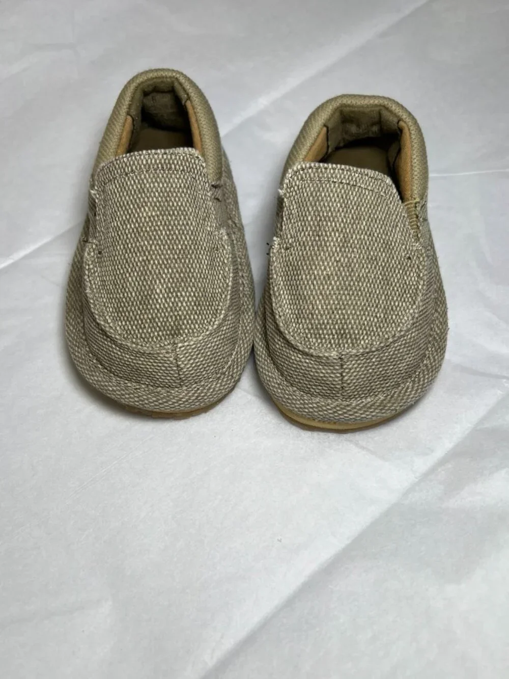 The Children's Place Boy Toddler Size 6 Tan Shoes Slip On Loafer